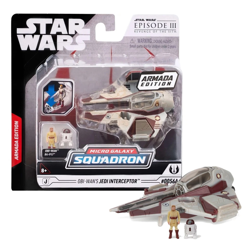 Star Wars Micro Galaxy Squadron Obi-Wan's Jedi Interceptor Armada Edition MOC - Imagem 1 de 1