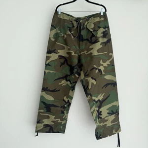 Pantaloni militari statunitensi estesi clima freddo medi R pantaloni mimetici Woodland Gore Tex - Foto 1 di 9