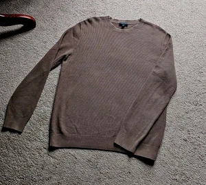COS Mens  Jumper Size Large 100% Cotton Knit Crew Neck Sweater - Picture 1 of 4