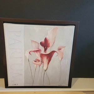 Obra de arte 3D enmarcada de colección Calla Lillies firmada y numerada - Imagen 1 de 15