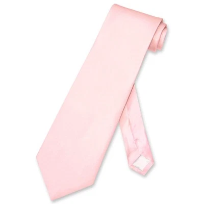 Corbata Biagio 100% SEDA Color ROSA CLARO Sólido Para Hombre Foto 1 de 2