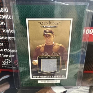 2005 Origins Old Judge # OJ-CS Curt Schilling Jersey Card (B62) Boston Red Sox - Foto 1 di 2