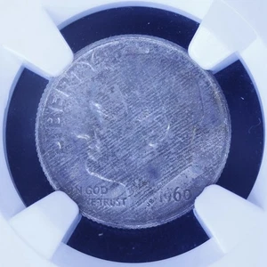 1960 Roosevelt Dime NGC MS66 • Interesting Toning • Brilliant Silver Gem BU - Picture 1 of 4