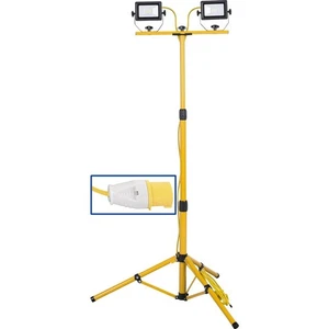 Wessex LED Corded Electric Twin Tripod Work Light IP65 110V 2x20W 2x2400lm - Picture 1 of 1