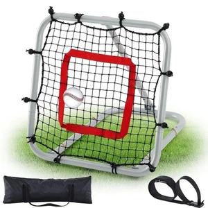 3' x 3'/1.67' x 1.67' Pro Portable Baseball and Softball Rebounder Adjustable... - Picture 1 of 6
