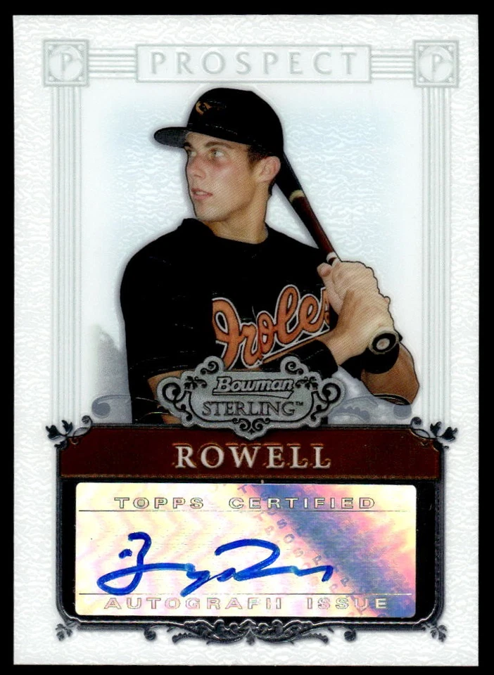 2006 Bowman Sterling Prospects Auto Billy Rowell #BSP-BR Baltimore Orioles - Image 1 of 2