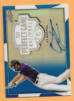 CJ KAYFUS AUTO #/20 2019 LEAF METAL PERFECT GAME AUTOGRAPH GUARDIANS MIAMI THE U - Image 1 of 2