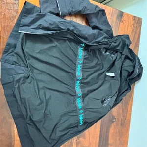 Ivivva Kids Black Hooded Jacket Size 10 Lightweight Activewear - Picture 1 of 11
