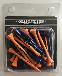 MAGLIETTE DA GOLF NCAA florida gators stampate 2-3/4" con licenza ufficiale 50 ct nuove con scatola - Foto 1 di 2