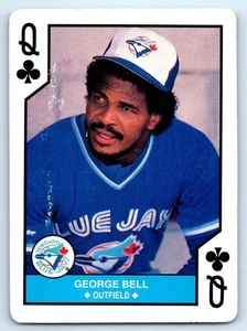 1990 U.S. Playing Card Co. MLB All-Stars Playing Cards #Q George Bell MLB - Picture 1 of 2