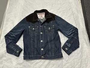 True Religion Men's Jimmy Super T Denim Jean Jacket Brown Corduroy Size 2XL.  2 - Picture 1 of 13