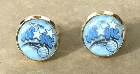 NBA Orlando Magic Custom Gold Cuff Links Cover