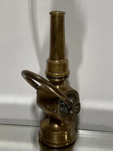 Vintage Solid Copper Fire Hose Nozzle Handle - Picture 1 of 19