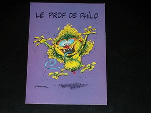 CARTE POSTALE - LE PROF DE PHILO - FRANQUIN - Ed DALIX - 1990 - N° 8 - Imagen 1 de 1
