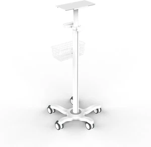 X3 Height Adjustable Aluminium Rolling Stand for Patient Monitor Medical Trolley - Picture 1 of 12
