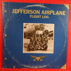 JEFFERSON AIRPLANE FLIGHT LOG 1966-1976 2X LP 1977 GREAT CONDITION! VG++/VG!! - Picture 1 of 11