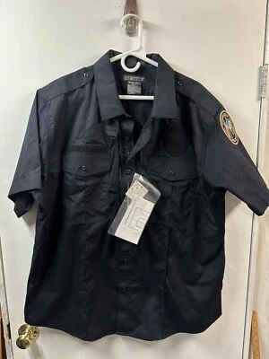 5.11 Tactical Mens PDU B-Class Short Sleeve Shirt Xxl Midnight Navy Ct Regular - Image 1 of 4