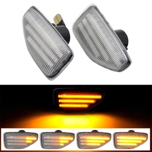 2x Luz LED Indicadora Dinámica Lateral para Dacia Logan MCV 2013-2020 Renault - Imagen 1 de 10
