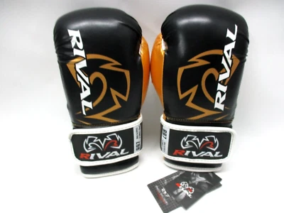 Luvas de boxe RIVAL RB7 Fitness Plus bolsa de gancho e laço - GdBk - XS -6oz-NOVO/defeito - Imagem 1 de 4