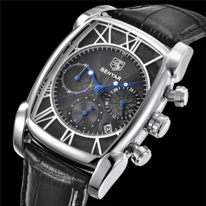 BENYAR Men's Chronograph Watch Quartz Business Sport Waterproof Wristwatch Gifts - Picture 1 of 11