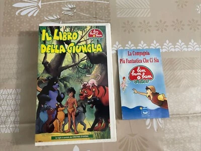 CRISTINA D’AVENA - BIM BUM BAM - VHS IL LIBRO DELLA GIUNGLA CON BROCHURE - Immagine 1 di 4