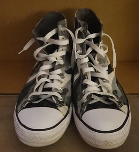 Converse All Star Chuck Taylor Grey Camo Mens Size 9 - Foto 1 di 7