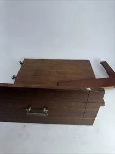 Vintage Sewing Cabinet Doors W/Built in Thread Holder & Top Pieces W/Hardware - Picture 1 of 13