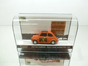 BRUMM S13/43 FIAT 500 BAMBINO SCOTT BASE ANTARTICA 100pcs RED 1:43 - GOOD IN SC - Picture 1 of 5