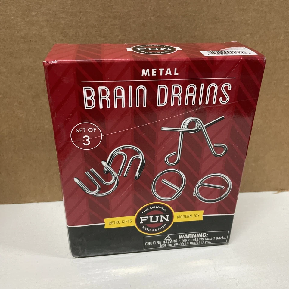 Metal Brain Drains 3 pc Puzzle Set - Image 1 of 1