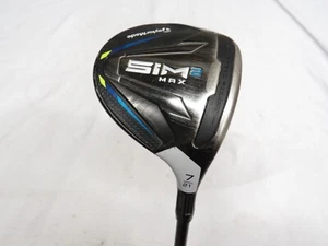 Used TaylorMade SIM 2 Max 21* 7 Fairway Wood 7W Ventus 6S Stiff (S) flex +HC - Picture 1 of 8