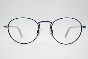 Vintage Brille Aigner EA 222 Blau Silber Oval Brillengestell eyeglasses - Picture 1 of 6