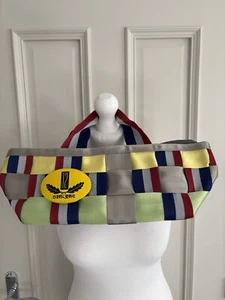 Diesel Vintage Spare Parts Multicolor Strap With A Badge Handbag,Rare/Collectors - Picture 1 of 12