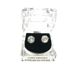 Ohrstecker Sterlingsilber Lab Created Zirkonia 10 mm - Bild 1 von 7