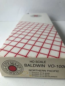 Stewart Hobbies 4718 ATSF Northern Pacific VO-1000 Baldwin Not Numbered NIB - Picture 1 of 6