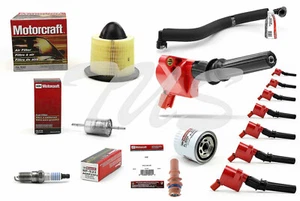 Tune Up Kit 2012 Ford E150 5.4L V8 High Performance Ignition Coil DG508 FG1114 - Foto 1 di 12