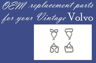 VOLVO 444 544 PV 210 clipe de montagem acabamento de moldura saco de aço inoxidável de 50 novo! - Imagem 1 de 2