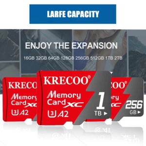Micro SD Card Ultra Memory 128GB 256GB 1TB Class10 TF for Phone Camera Drone Lot - Picture 1 of 17