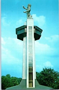 Elevator and Observation Tower Vulcan Park Birmingham Alabama Postcard - Picture 1 of 2