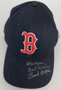 Von Cecil Cooper signierte Boston Red Sox verstellbare MLB Baseballkappe mit Echtheitszertifikat - Bild 1 von 4