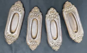 Set of 4 Art Nouveau Window Sash Pulls 5" x 1 1/8" GS00234 - Picture 1 of 5