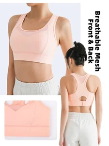 BIMEI Post-Mastectomy Sports Bra for Women,Wirefree Pocket Bra for Breast Forms - Picture 1 of 7