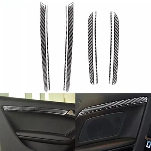 8Pcs Real Carbon Fiber Interior Door Panel Cover Trim For Audi A5 S5 2008-2016 - Picture 1 of 15