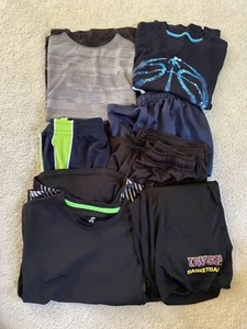 Boys Lot Of 7 Assorted Tees & Shorts Size Medium Large & 1 XL And1 Old Navy - Picture 1 of 12