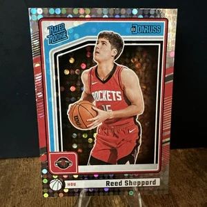 2024-25 Panini Donruss Reed Shepard Silver Disco Rated Rookie #202 RC Rockets - Picture 1 of 2