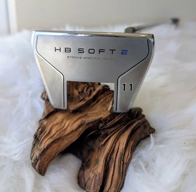 Cleveland Golf RH HB Soft 2 Milled #11 Mallet 35" Slant Neck Putter Arc: Slight - Image 1 of 4