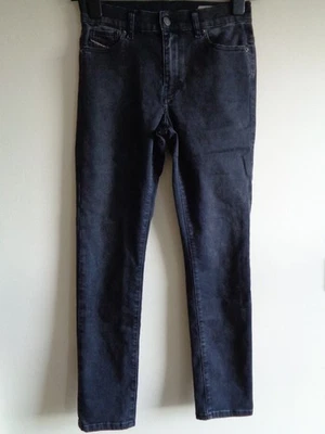 DIESEL 'ROISIN' BLACK SUPER SKINNY JEANS WITH POCKETS - SIZE 10 (28) - Image 1 of 4