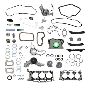 Timing Chain Pumps Head Gaskets Kit 5184357AE For Jeep Wrangler 2012-15 3.6L V6 - Picture 1 of 12