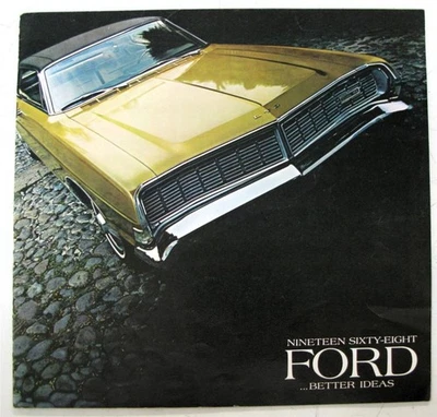 FORD Range Car Sales Brochure LF USA 1968 #WO55 XL Fastback LTD Galaxie Wagons++ - Image 1 of 4