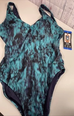 TYR Women's One Piece Swimsuit | Green | L - Imagem 1 de 3