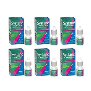 6x Gotas para ojos ultra lubricantes Alcon Systane 10 ml alivio de sequedad de alto rendimiento - Imagen 1 de 10